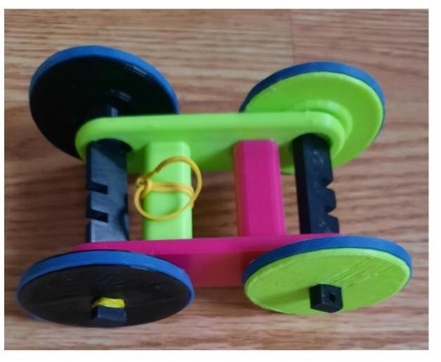 Teaching Engineering Design Using 3D Printed Rubber Band Cars 9 Steps