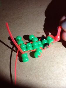 Start Lacing on the Beads