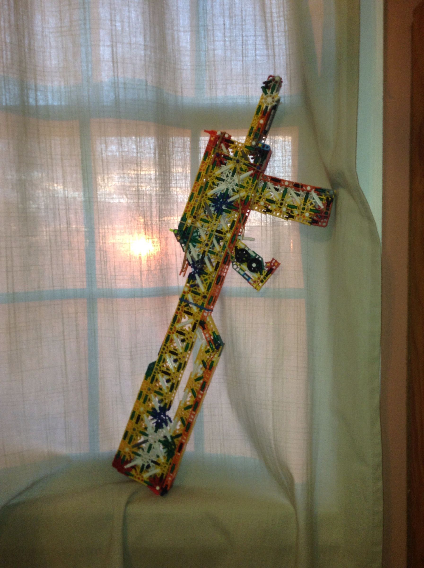 The Blackout a Knex Assault Rifle