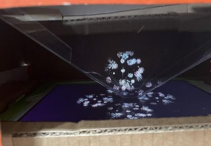 Hologram Dark Display Box