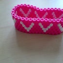 Bead Bracelet - Forming letter "V"