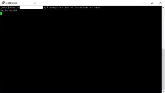 Testing Mosquitto Installation
