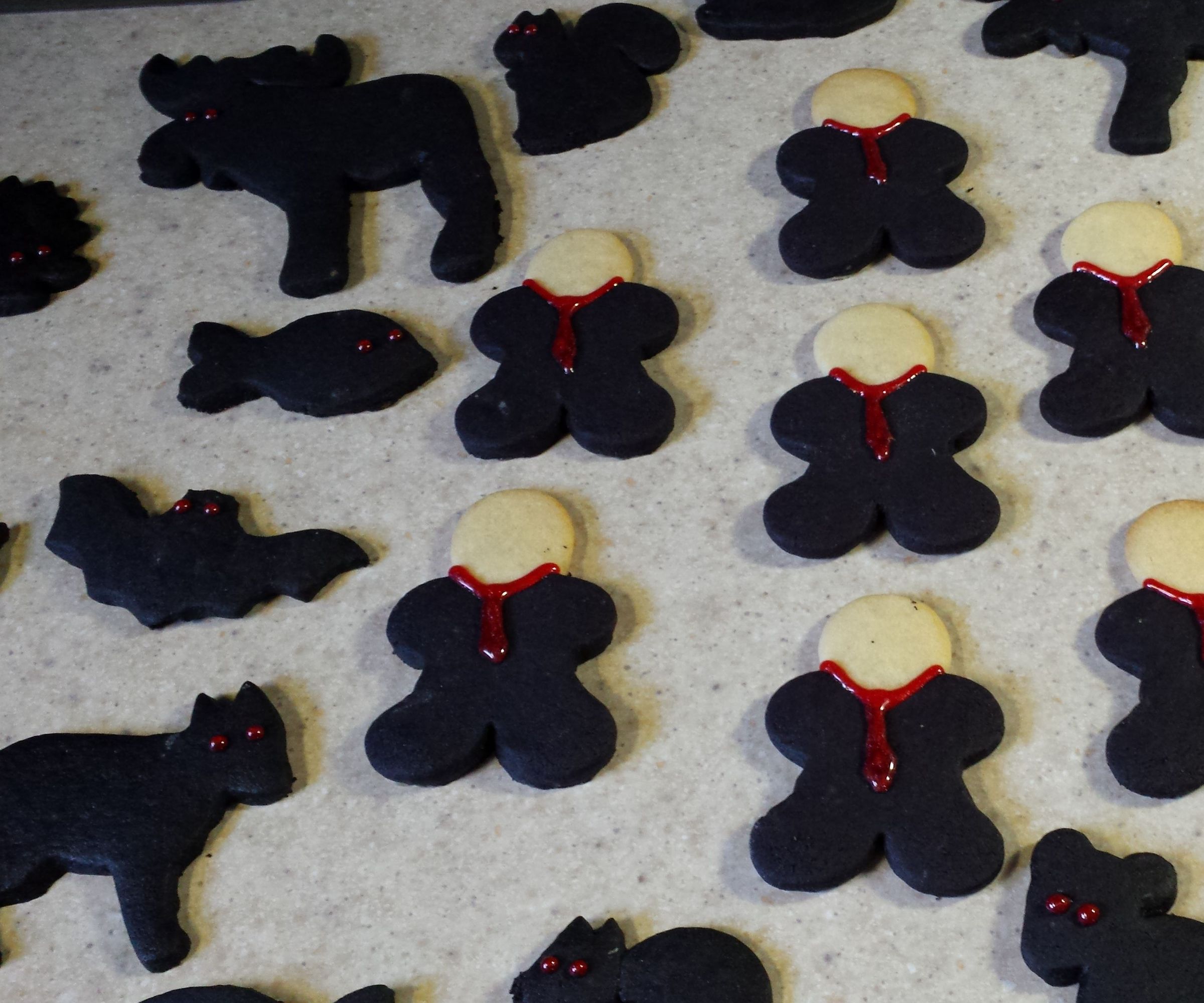 Slender Man and Woodland Shadow Creatures Cookies