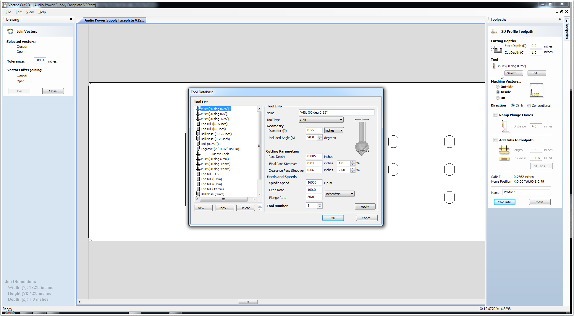Generating Gcode for ShopBot From AutoCAD File Using Vectric Cut 2D ...