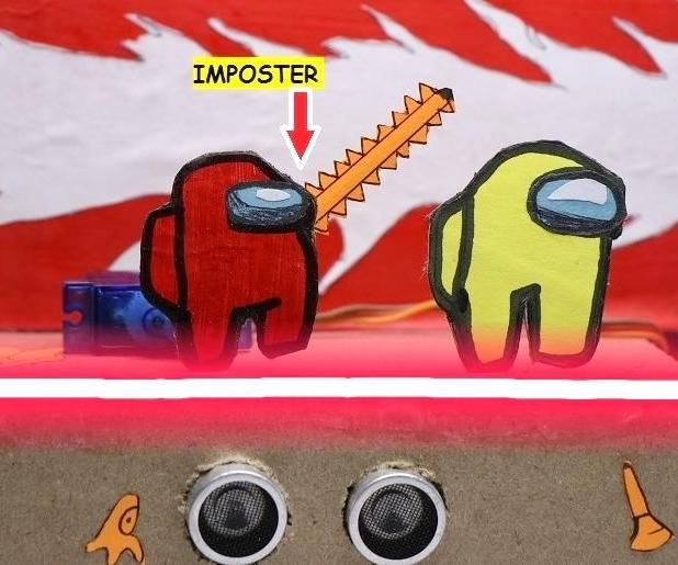 AMONG US Game From Cardboard