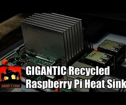 Recycled Raspberry Pi Heat Sink