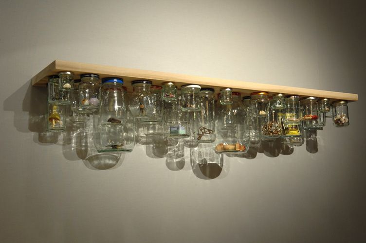 Shelving Project to Save Space. Jam Jar Shelf