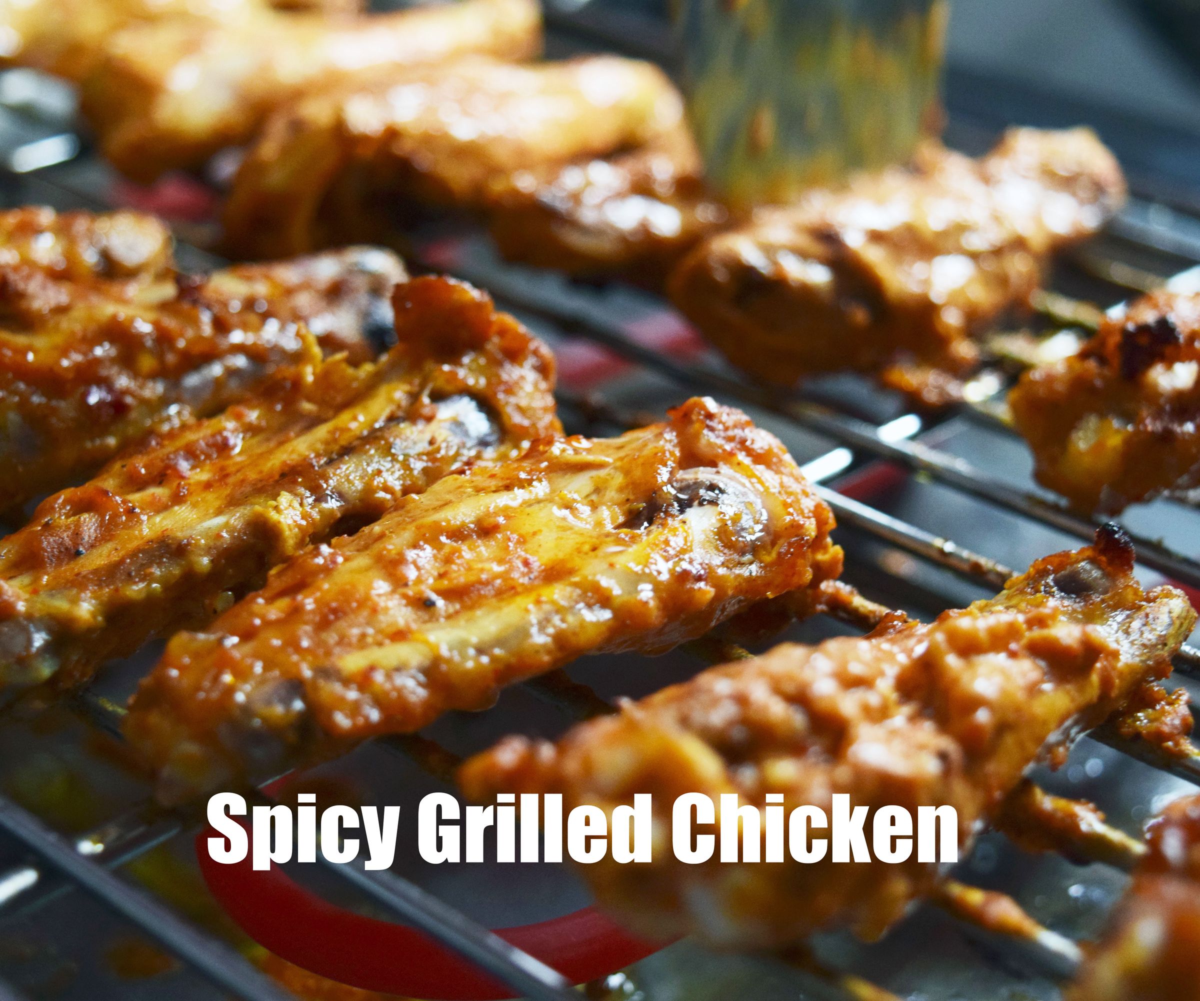 Spicy Grilled Chicken Wings - Who's Hungry