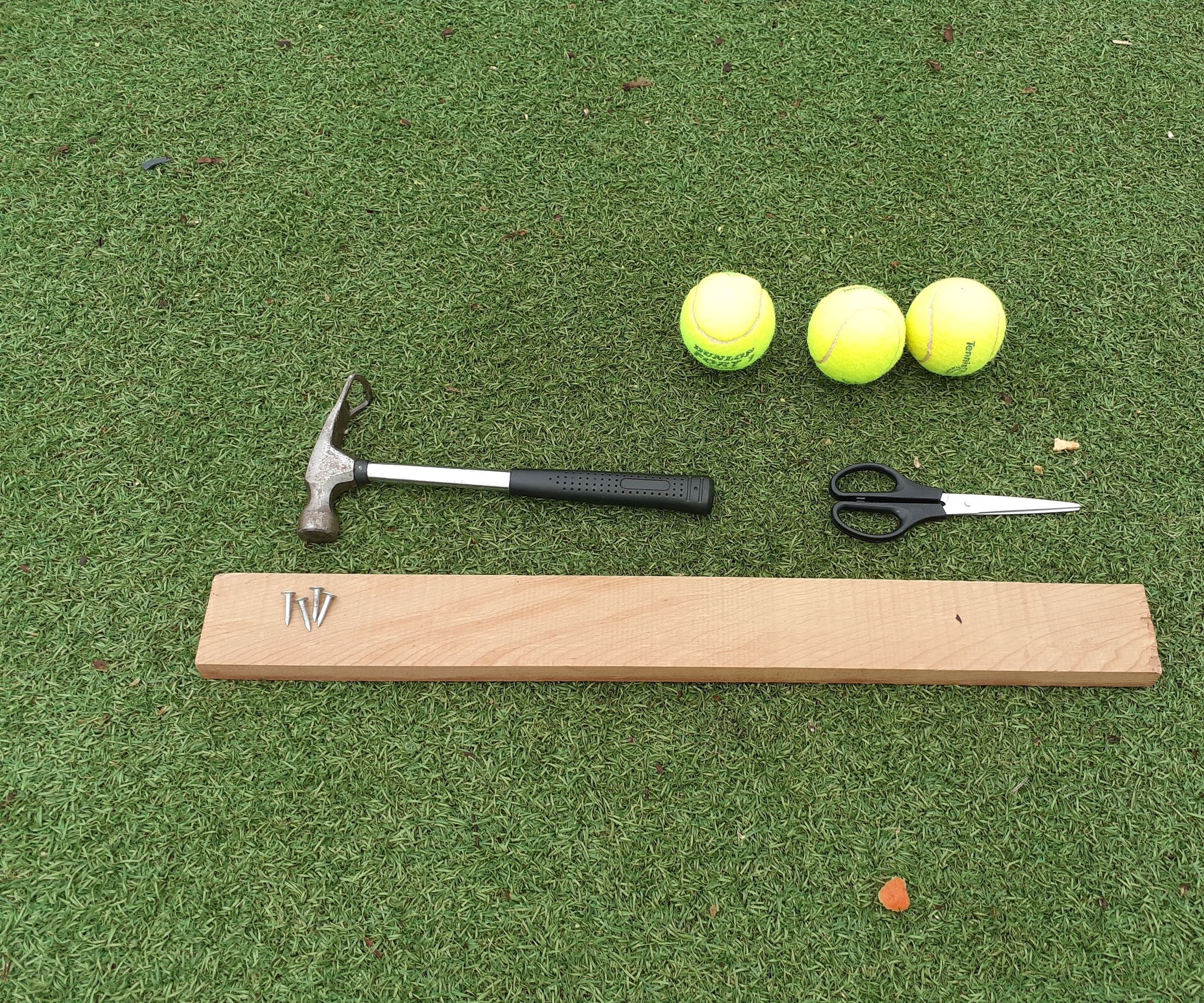 How to Make a Coat Hanger From Tennis Balls