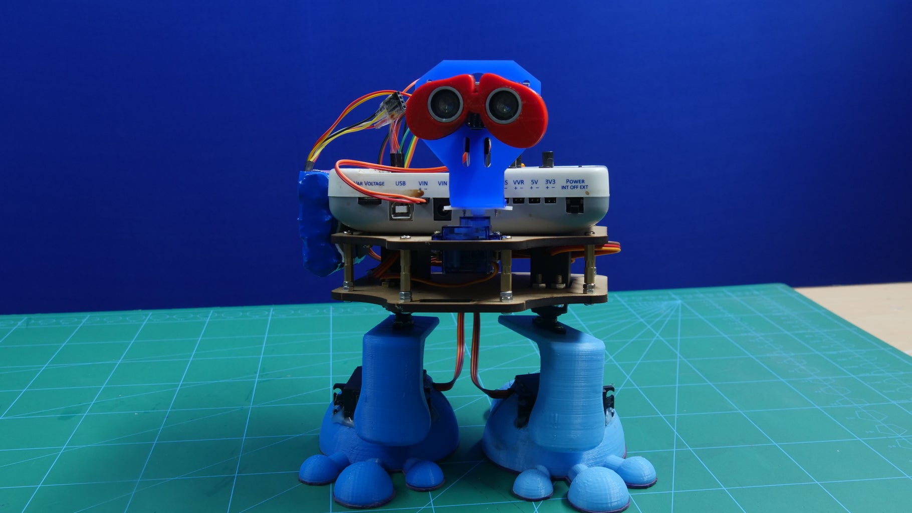 Autonomous Biped Robot Using Arduino Based Embedded Platform : 10 Steps ...