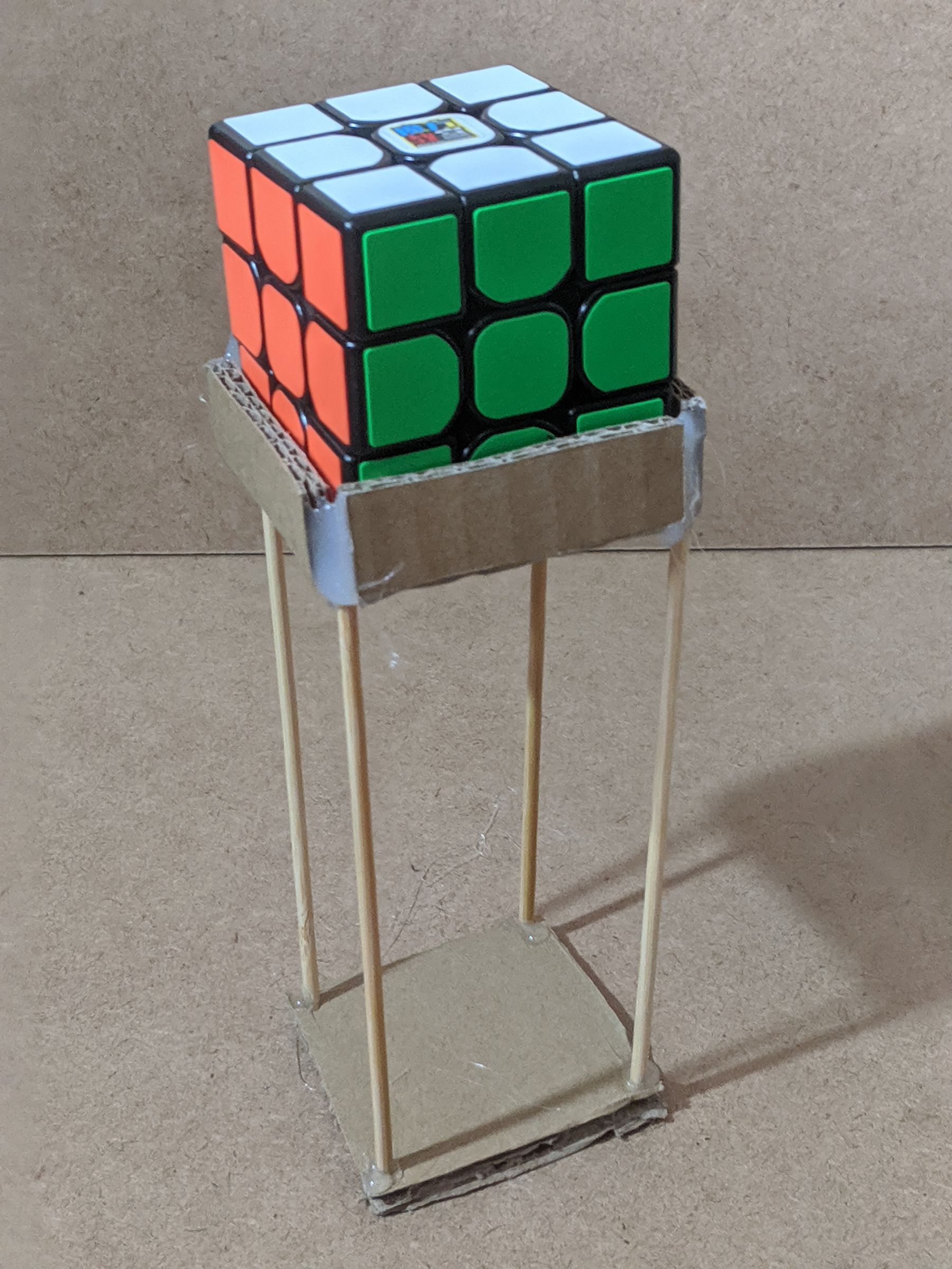 How to Make a Rubik's Cube Stand Version Two 3 Steps Instructables