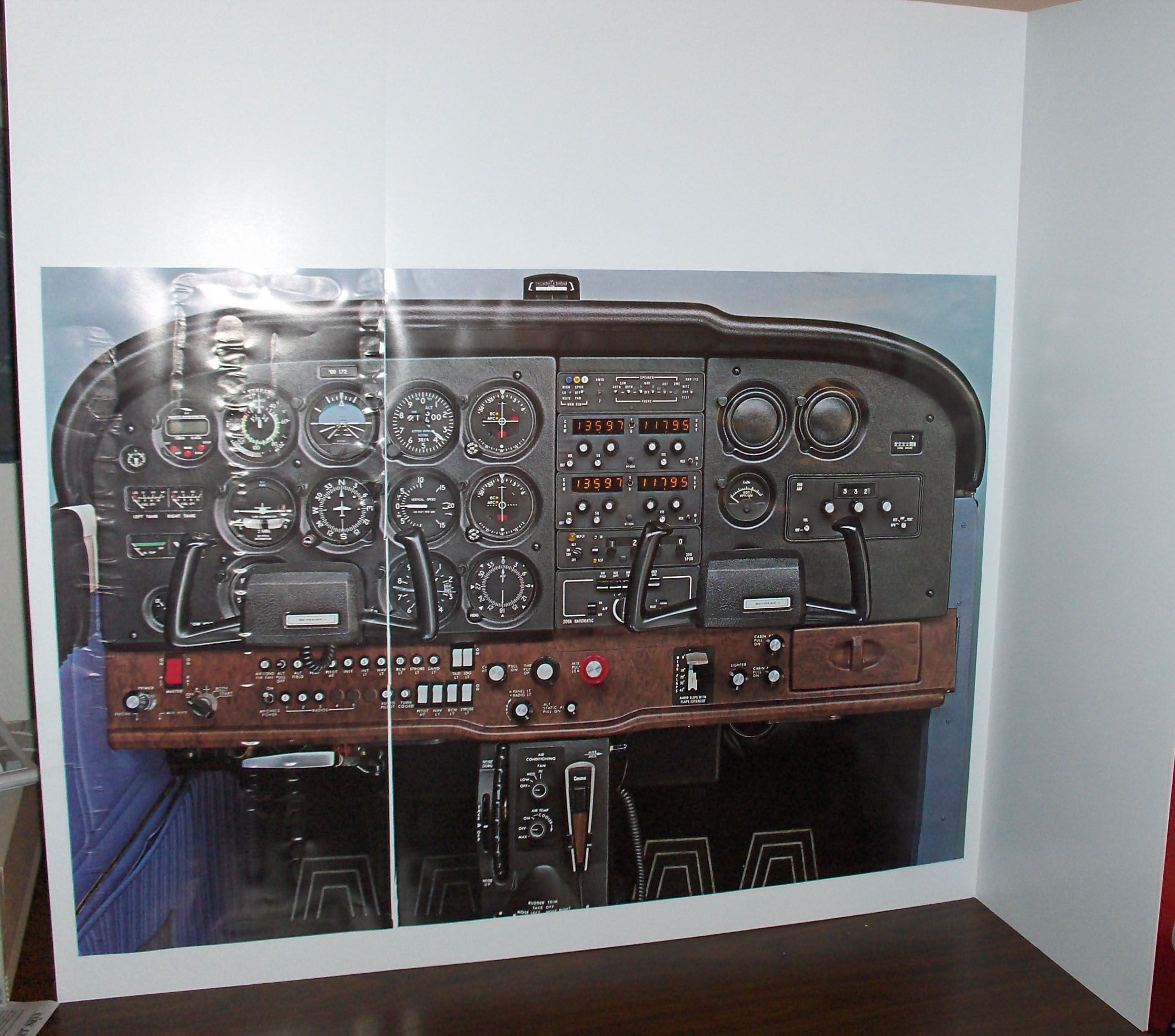 Make a Desktop Cessna 172 Practice Dashboard (visual Only) 3 Steps