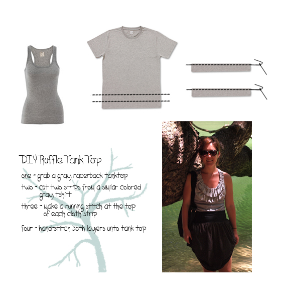 DIY Ruffle Tank Top