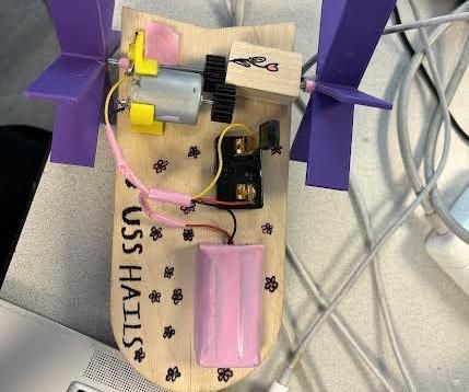 Wooden Paddle Boat With Motor