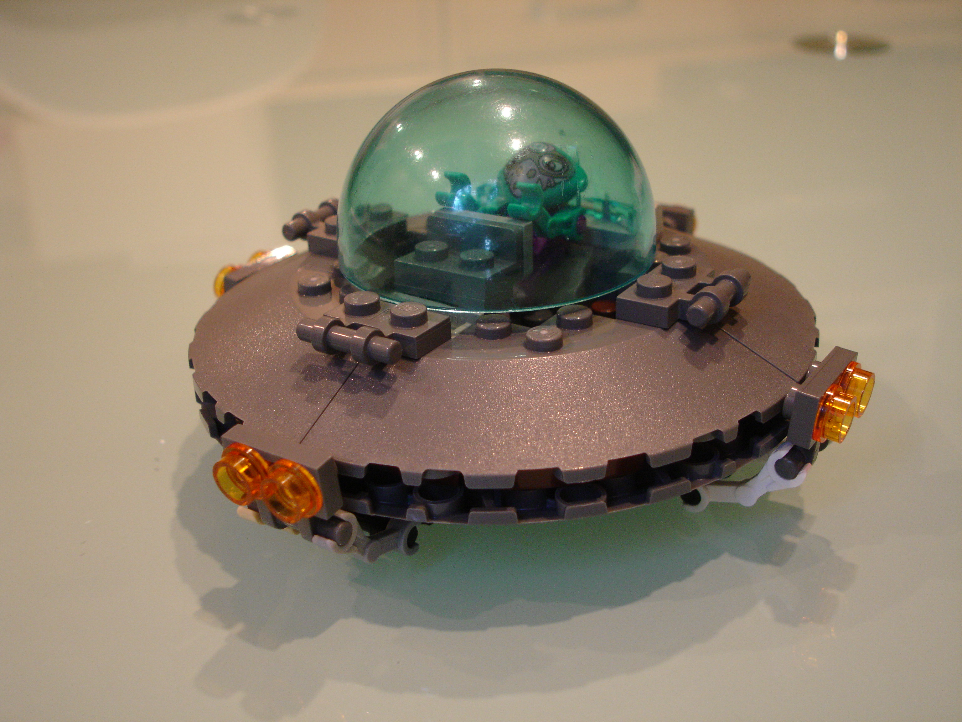 The LEGO space ship