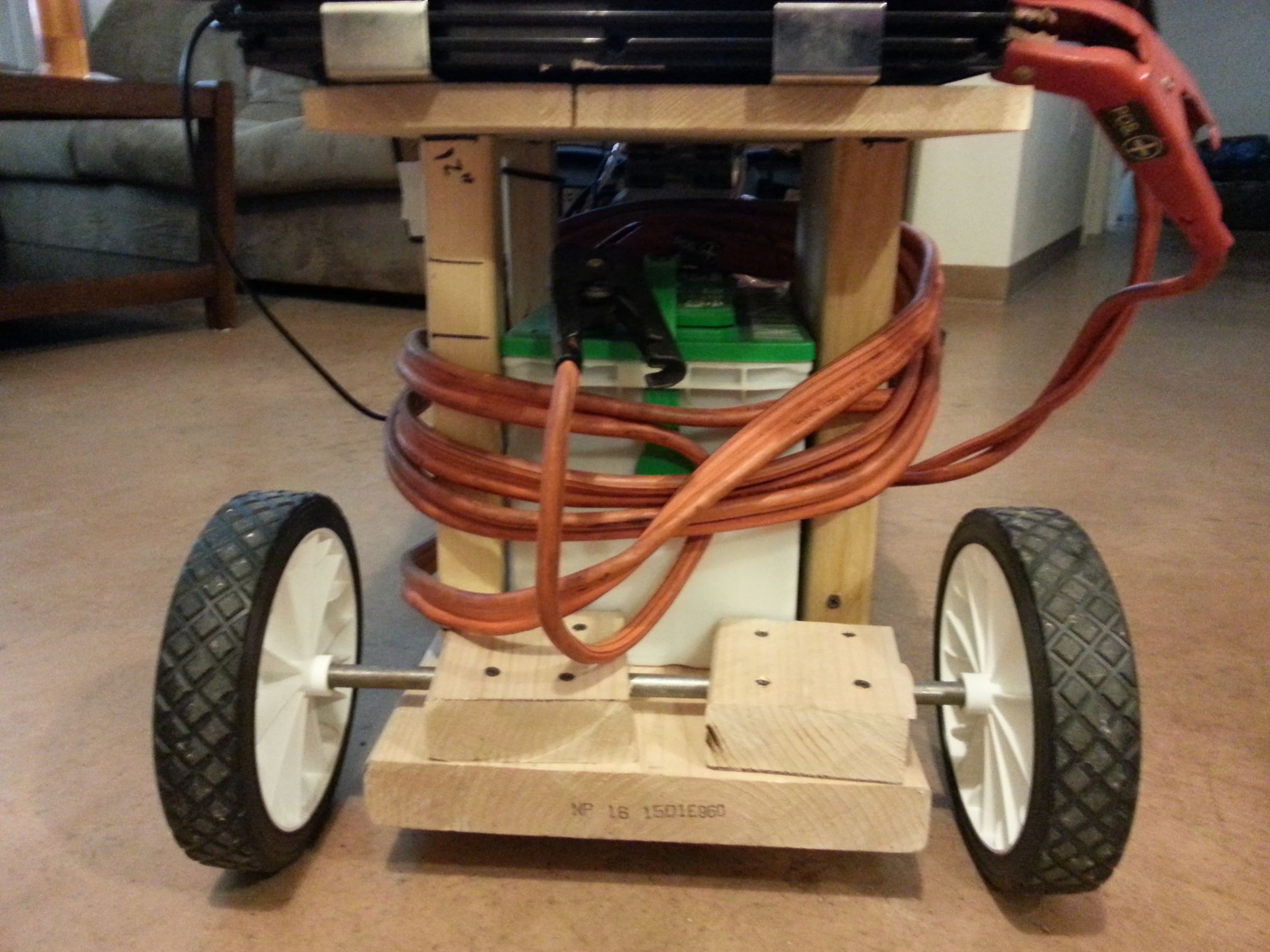 Portable Outdoor Projection Cart Instructables