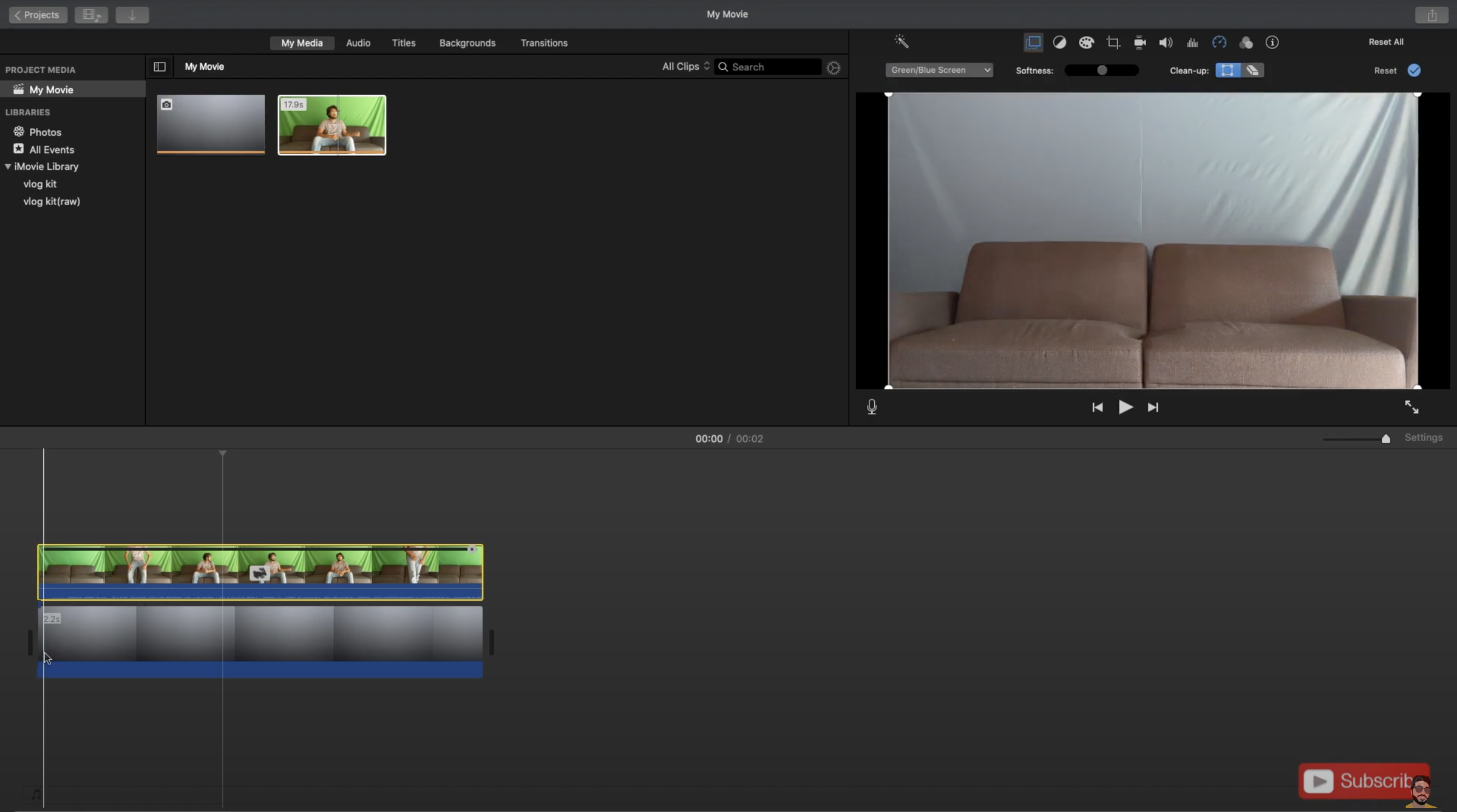 Green Screen Fix for IMovie 6 Steps Instructables
