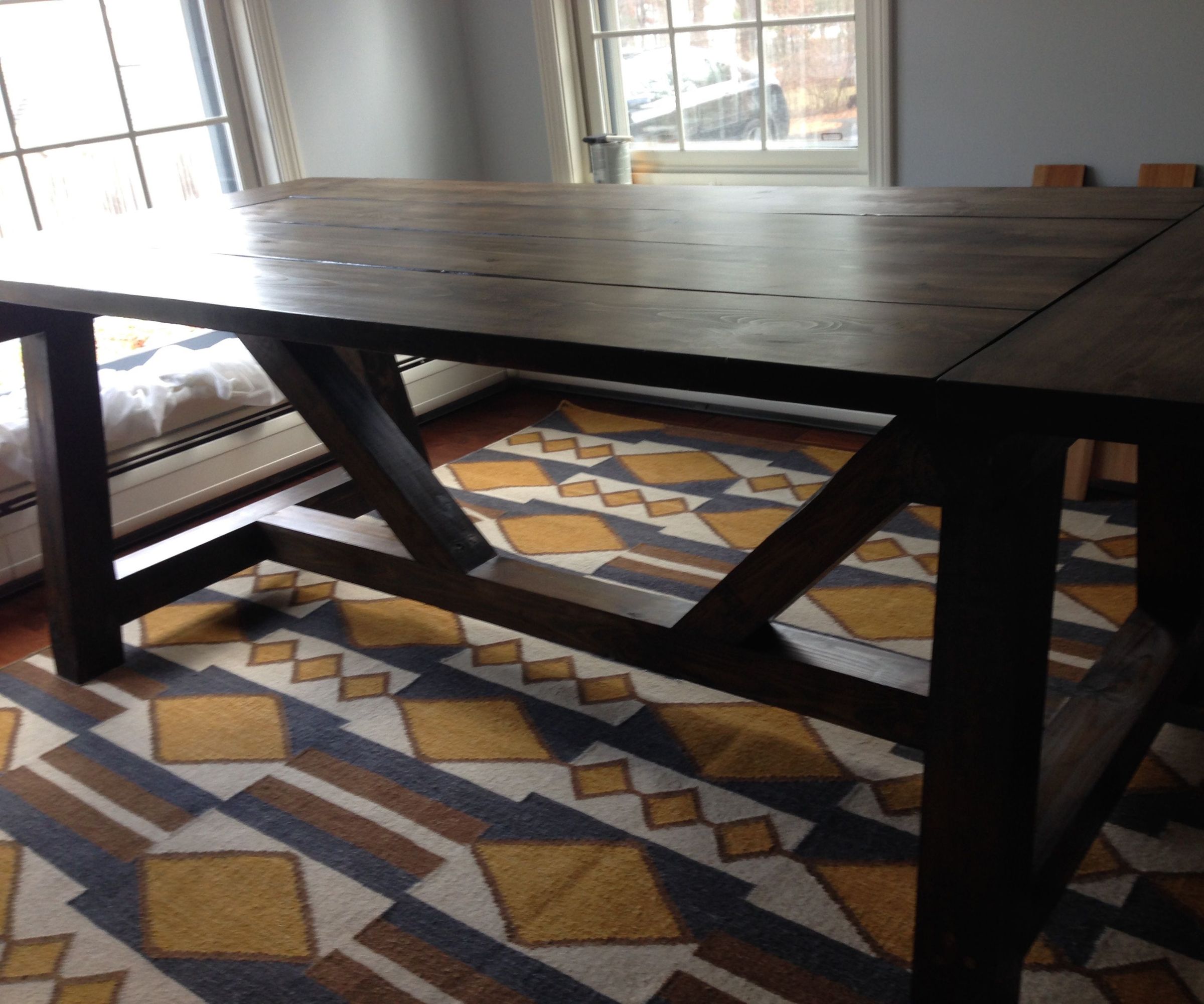 Rustic Farmhouse Style Dining Table
