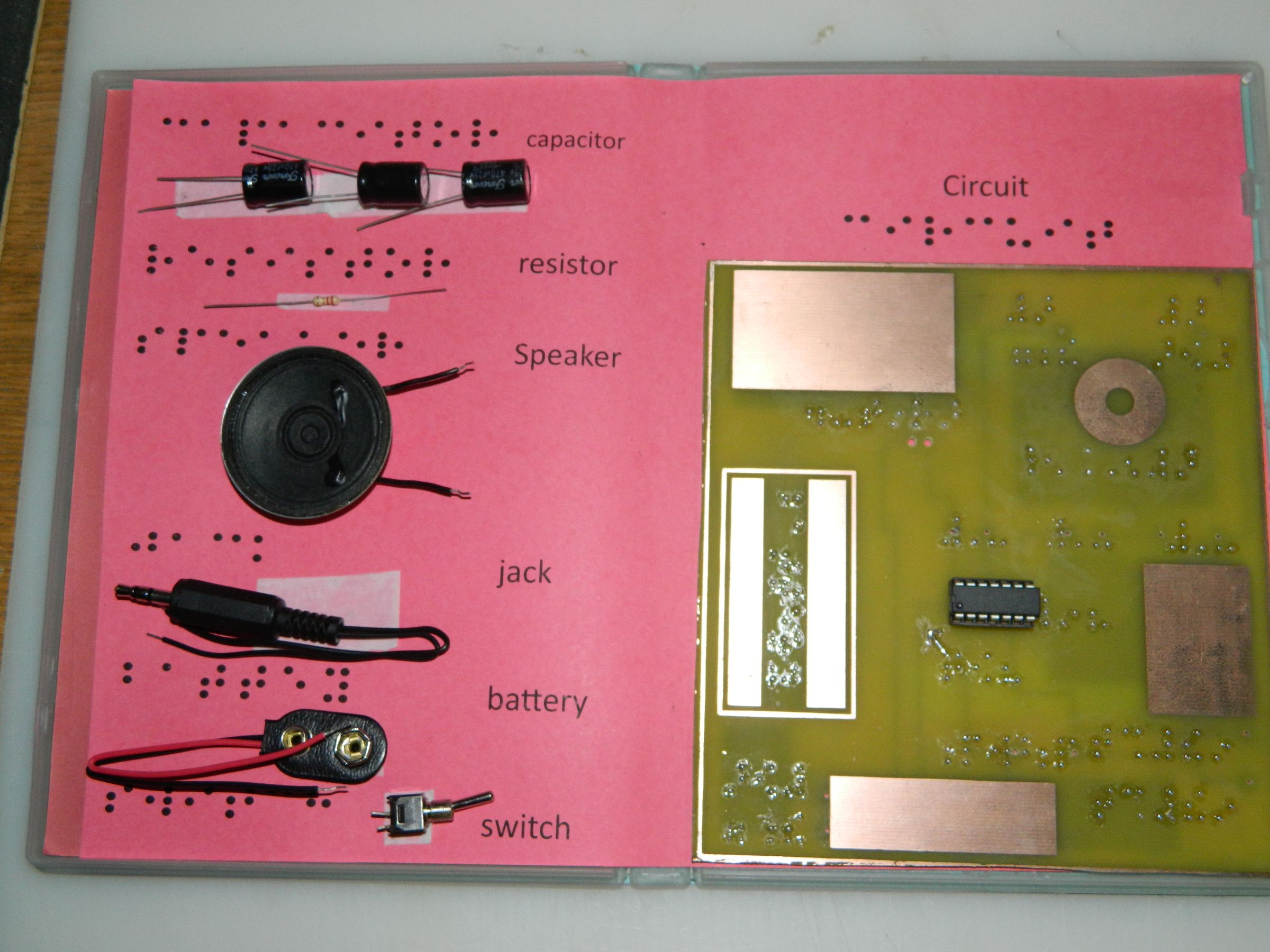 Electronics Kit for the Visually Impaired