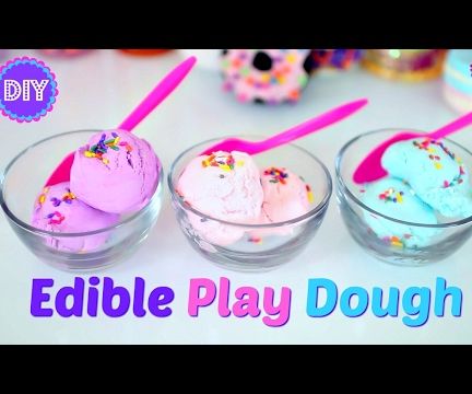 EDIBLE PLAY DOUGH! 2 INGREDIENTS!