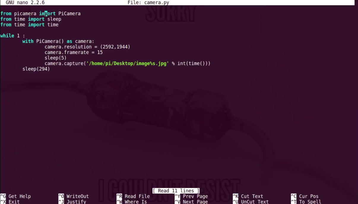 Make Time Lapse Videos Using Raspberry Pi (11 Lines of Code) : 12 Steps ...