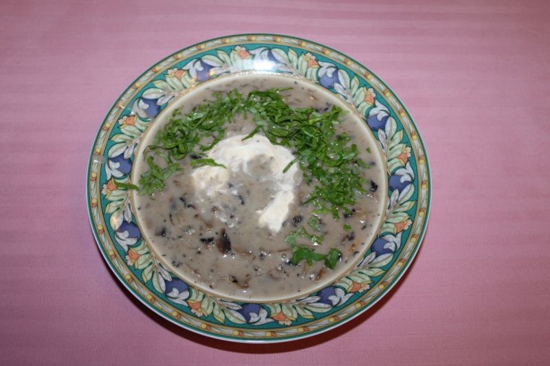 Sherry and Mushroom Soup