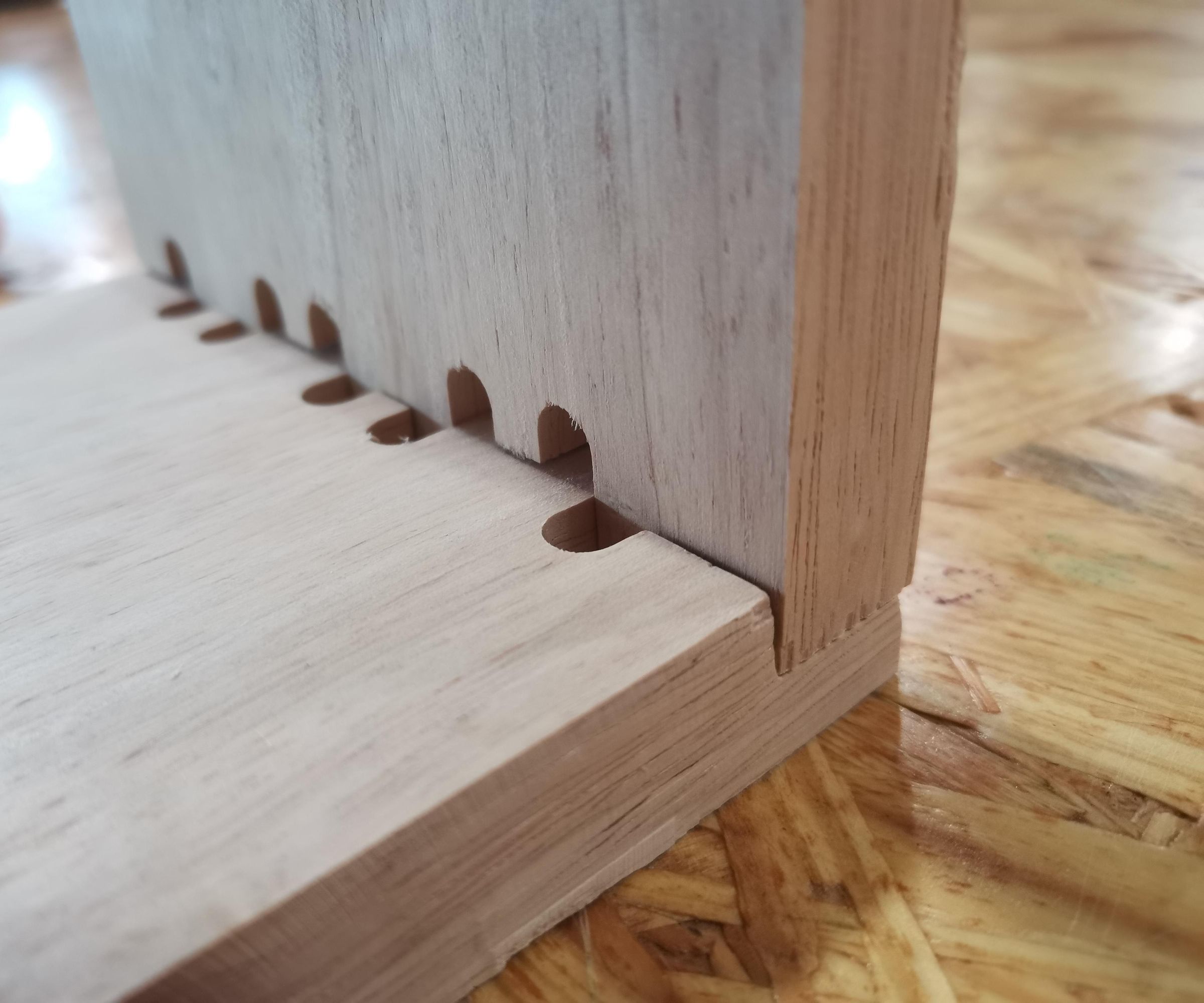 Lapped Finger Tenons