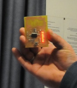 An LED Persistance of Vision Name Badge