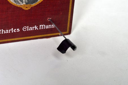 Thread Cable Through Books.