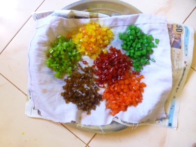 Drain and Dry the Cubes