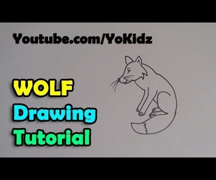How to Draw Cartoon Wolf