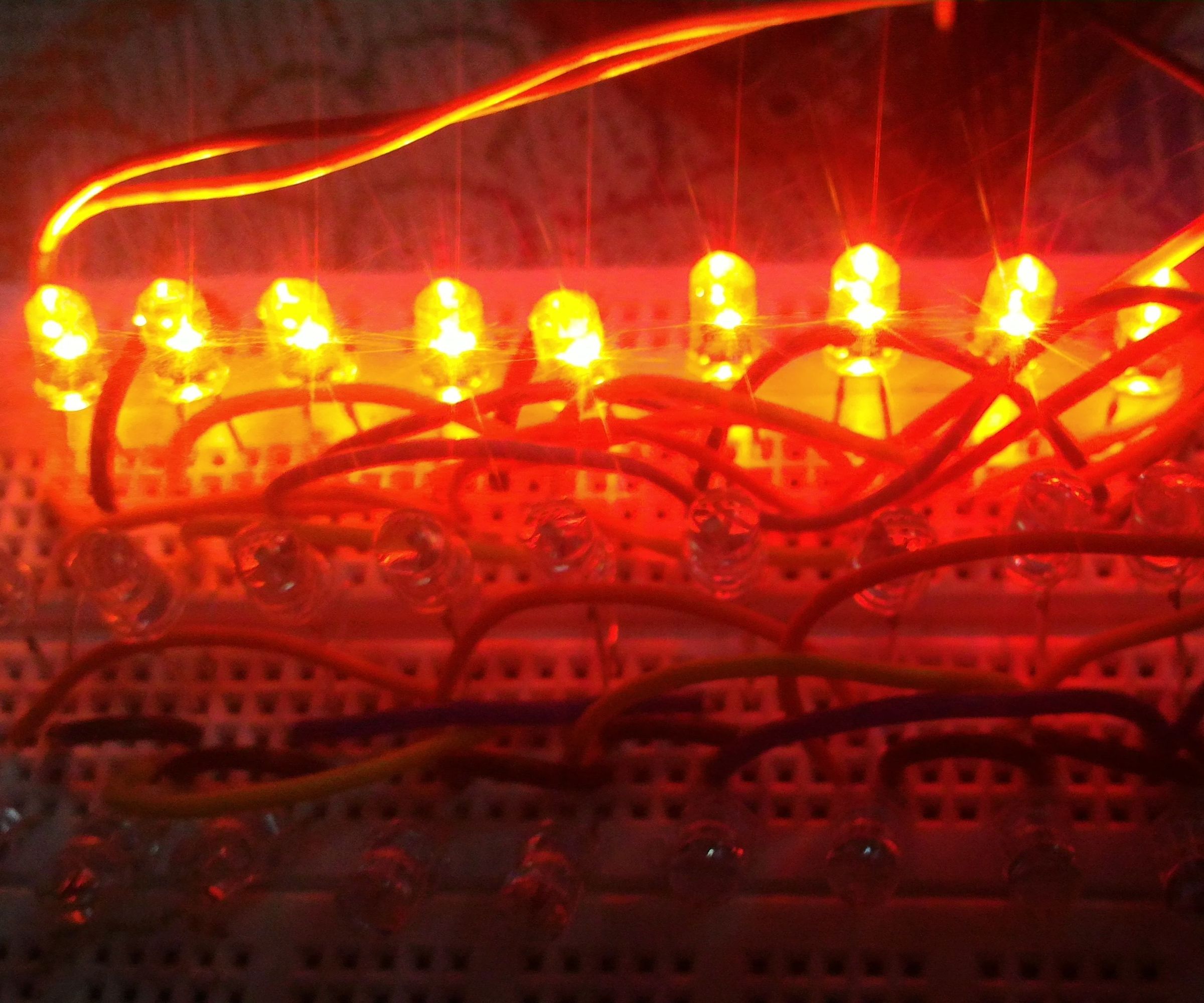 LED Lighting on Breadboard