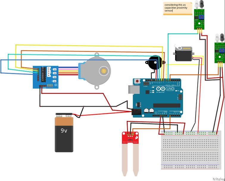 Color Segregation Arduino Automatic Dry Wet and Metal Waste Segregation Project Using Arduino : 6 ...