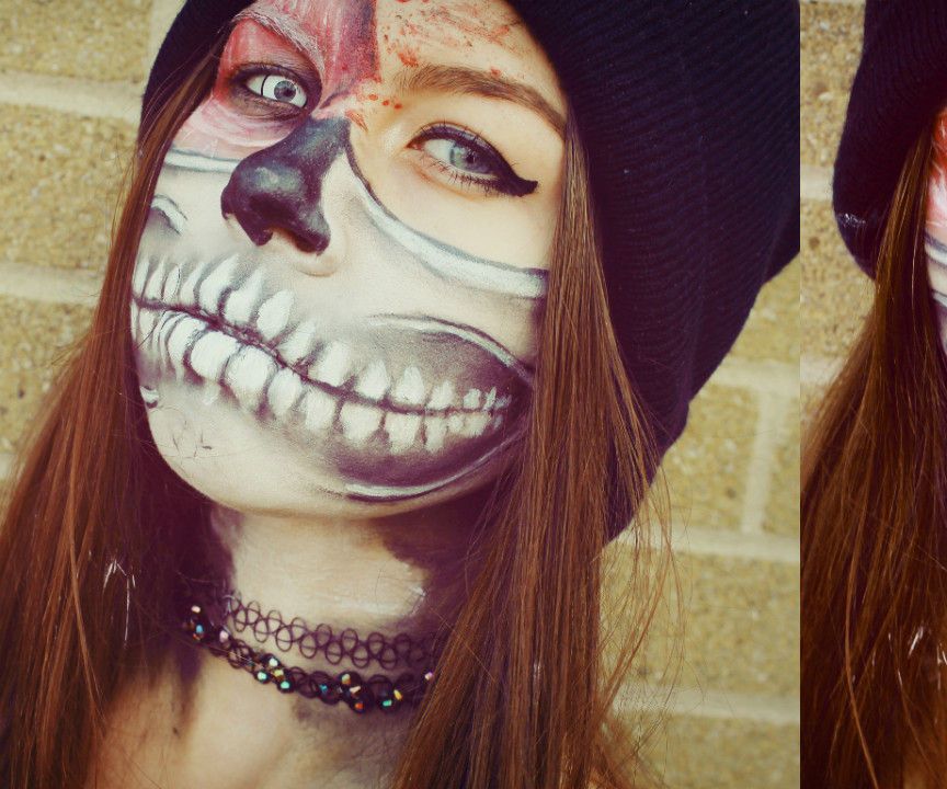 Layers: Skeleton Mask & Muscle Makeup