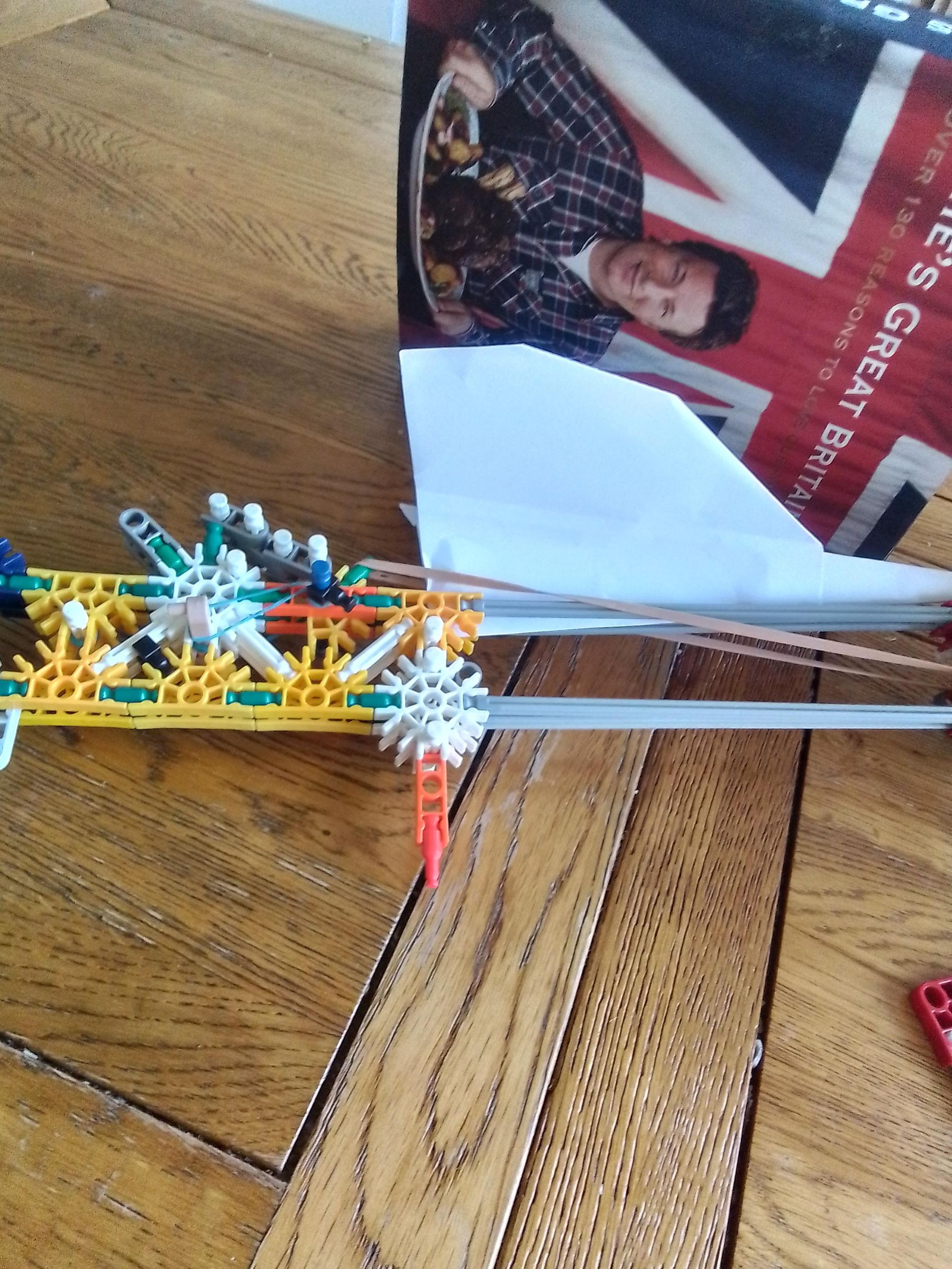 Knex Paper Plane Launcher 6 Steps Instructables