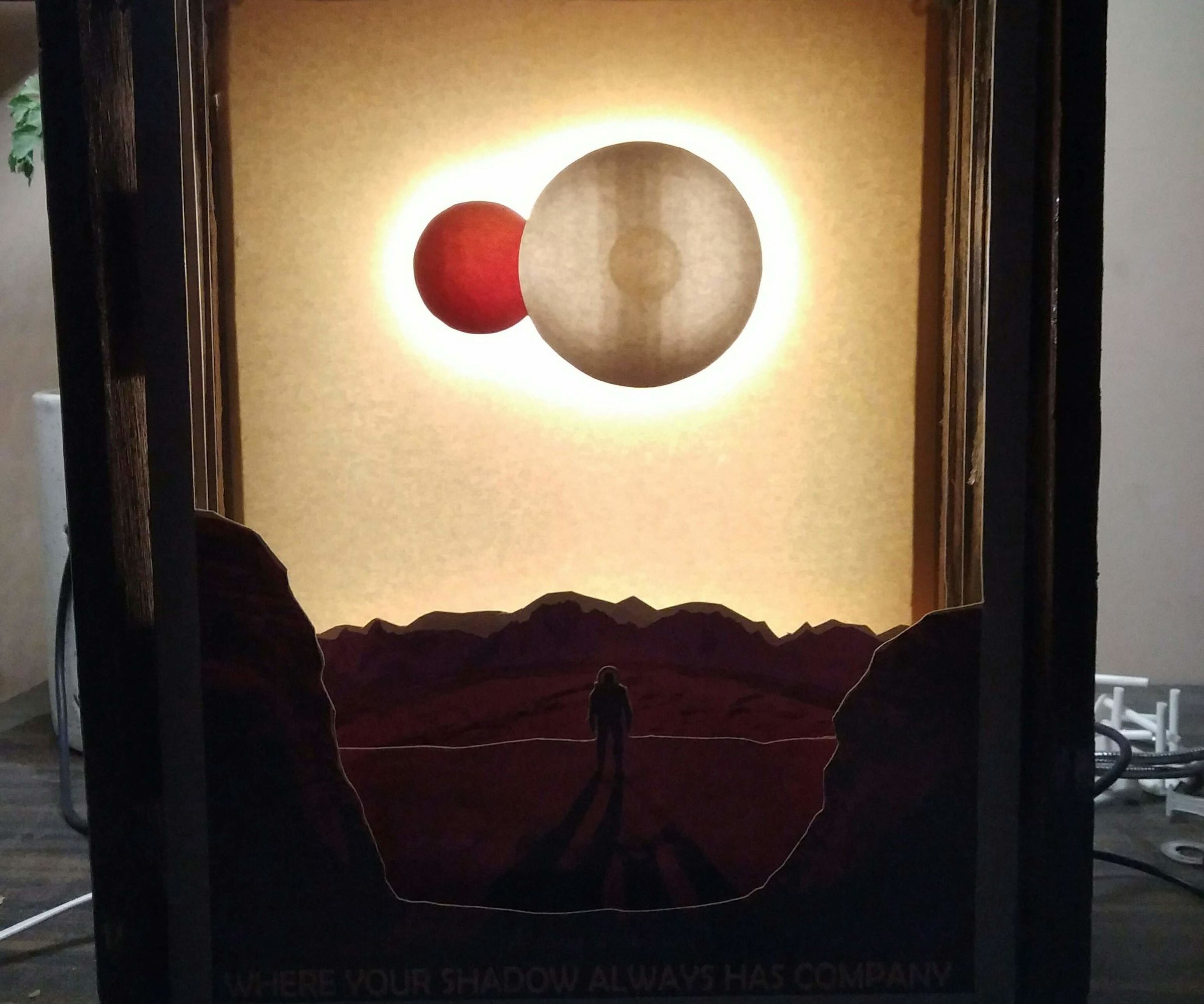 Kepler 16b NASA Poster Lightbox Lamp