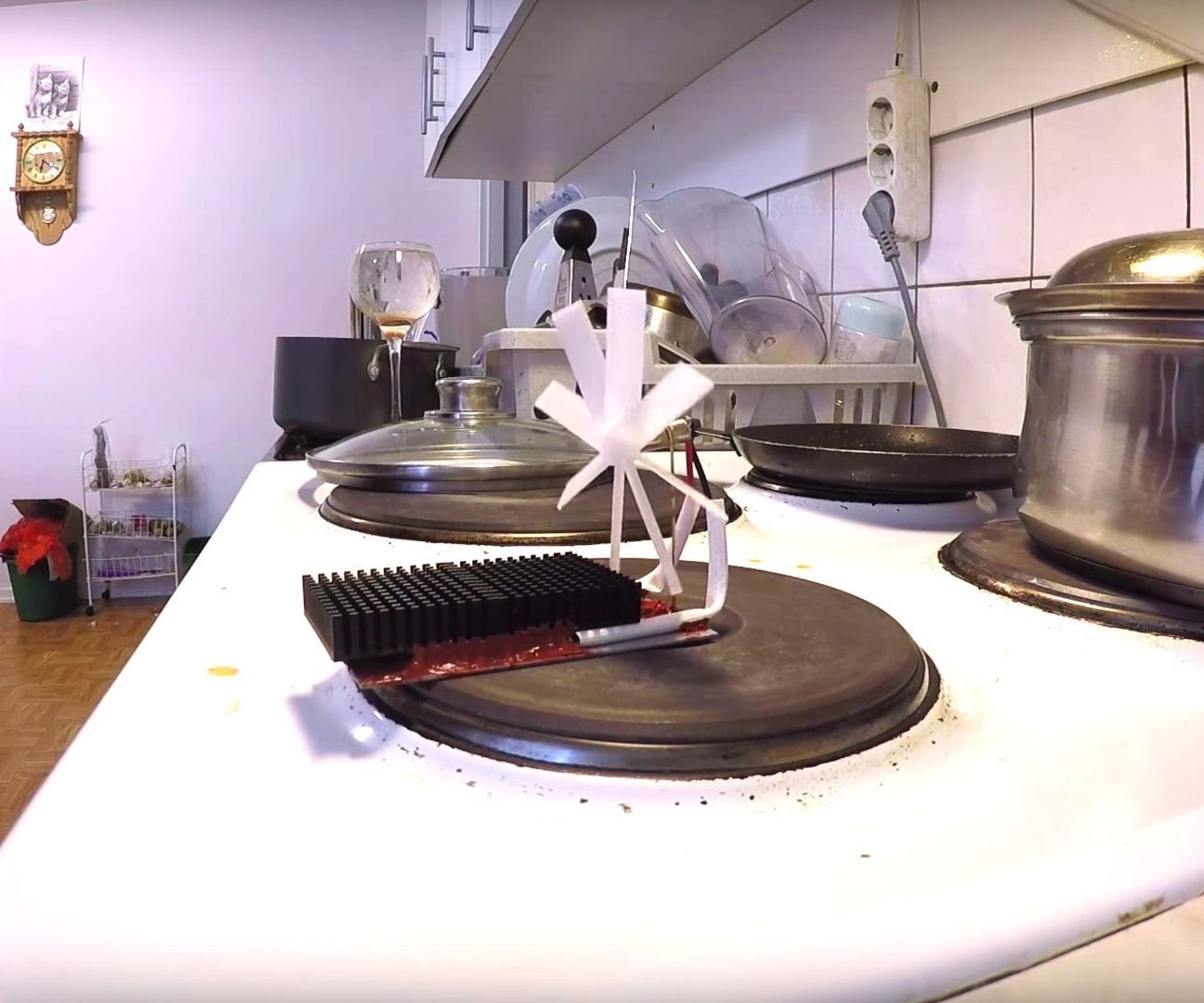 Free Electricity From Heating - Stove Fan for 2$