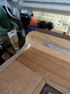 Resin Work and Wooden Panelled Surface - Making the Table Top and Backguard