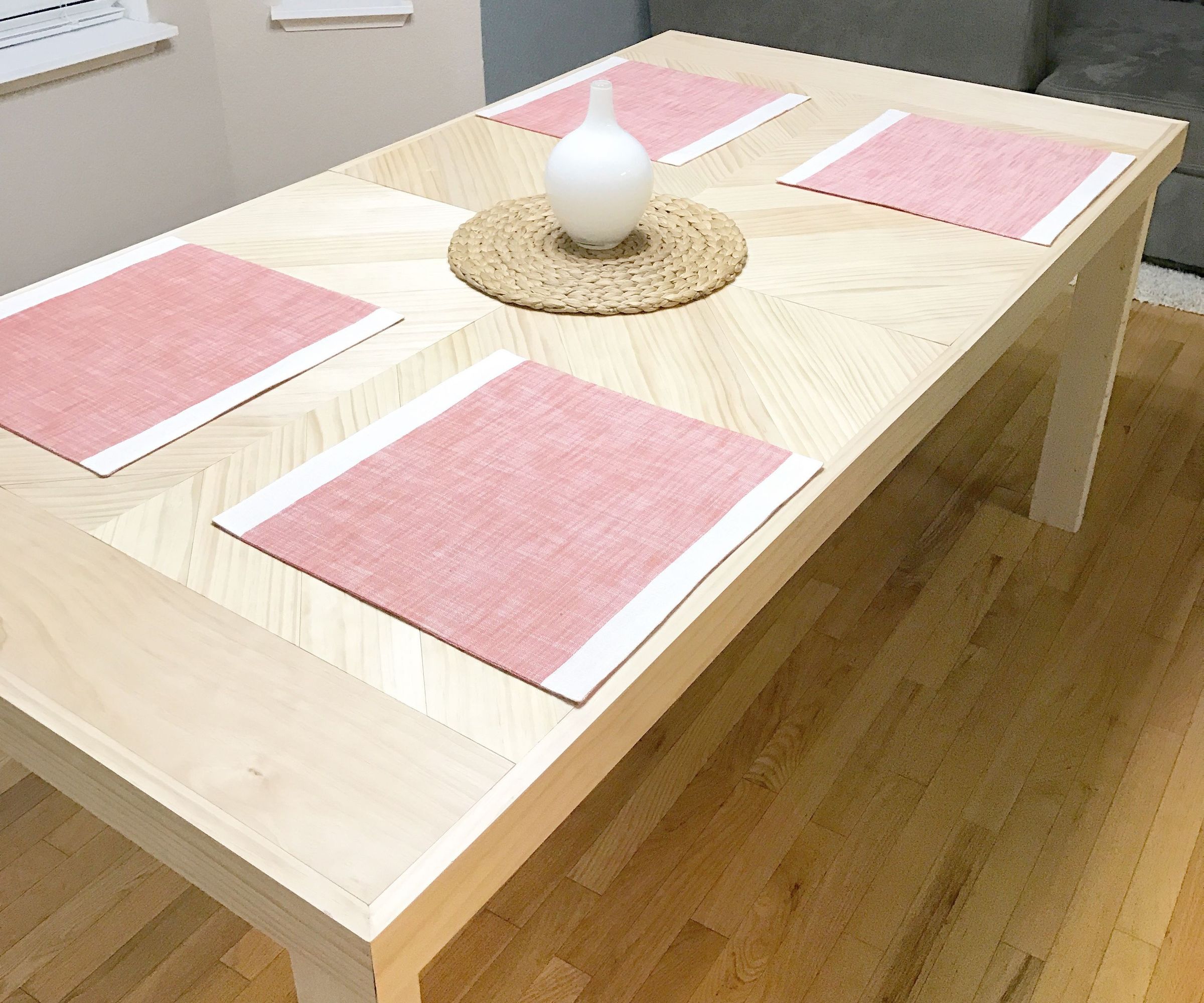 Folding Chevron Farm Table