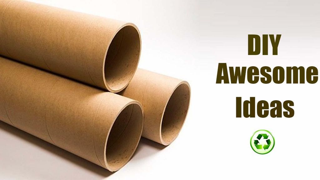 DIY - Ideas From Cardboard Tubes | Best Out of Waste : 7 Steps ...