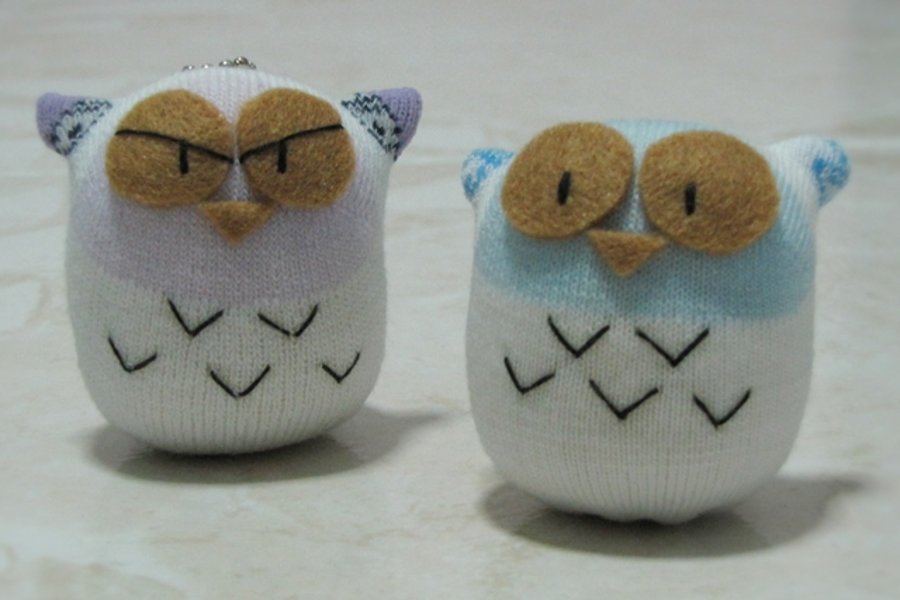 Owl Sock Doll