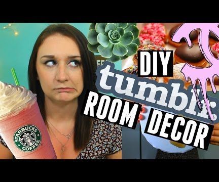 DIY Tumblr Room Decor // Starbucks, Donuts & More! Simple and Cute!