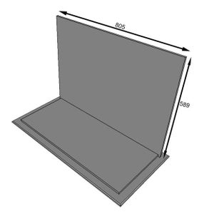 Doll's House Construction Base & Rear Panel