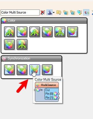 In Visuino Add Components
