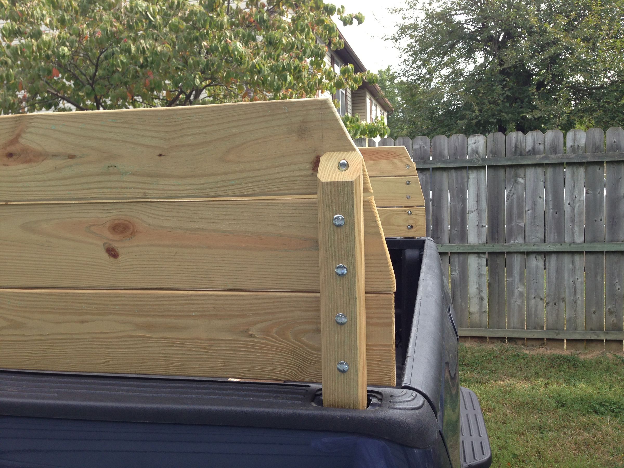 Pickup Truck Sideboards/Stake Sides Ford Super Duty 4 Steps (with