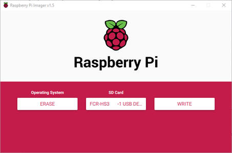 Run Raspberry Pi Imager and Format the SD Card