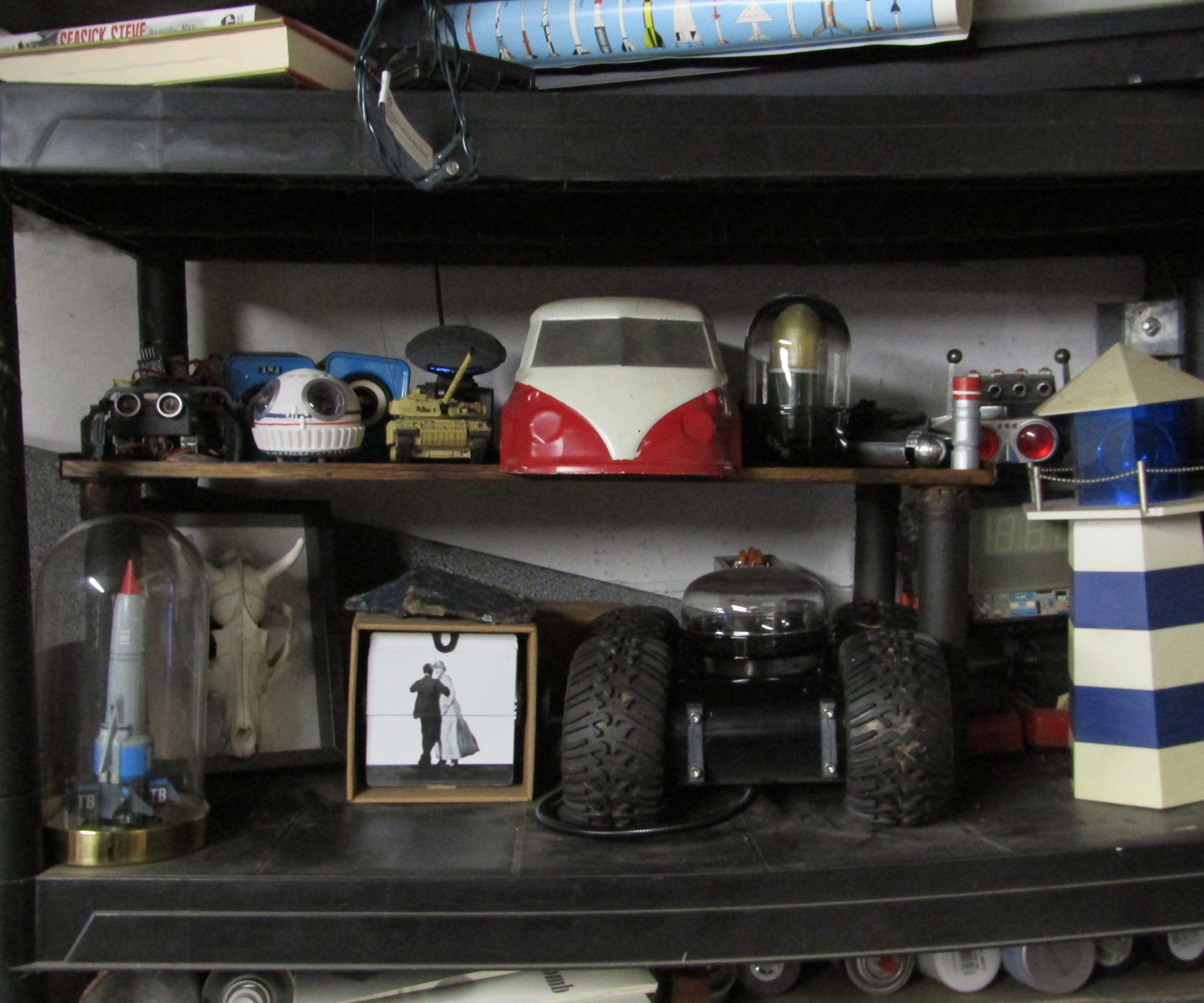 Victorian Steampunk Inspired Shelf