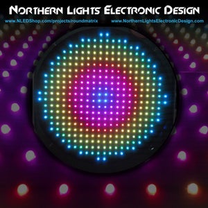 Round LED Matrix - 340x WS2801 Pixels