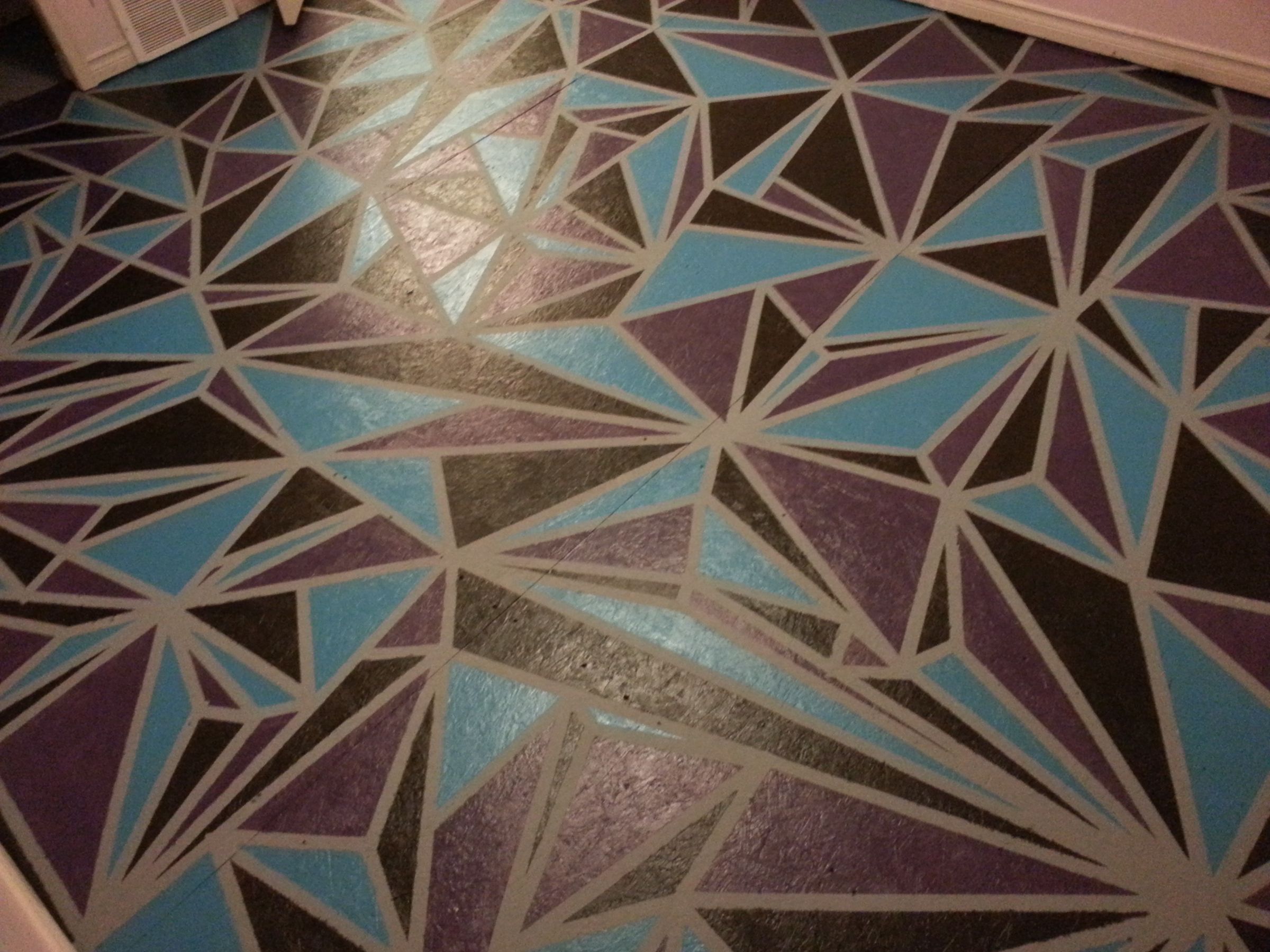 Painted Plywood Floors