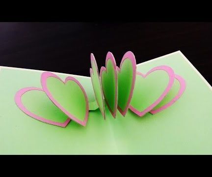 Pop Up Card (heart to Heart)